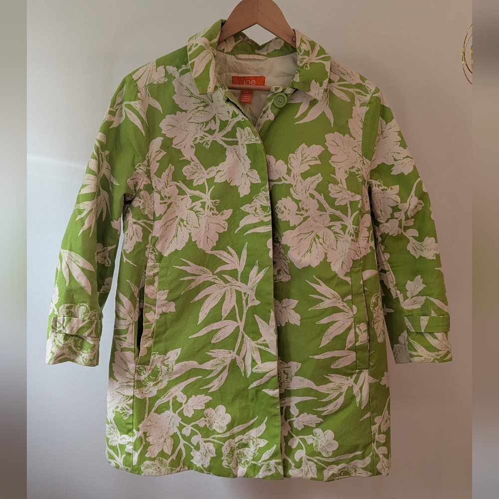 Floral Green Women's Jacket